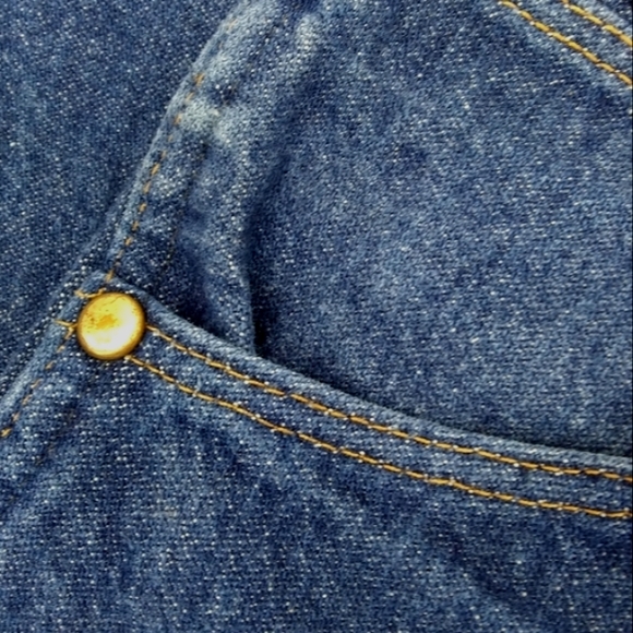 VINTAGE WRANGLER High Rise Dark Wash Western Style Blue Jeans 31 x 29 - Picture 7 of 10